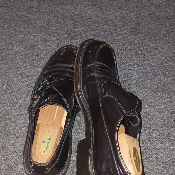 Prada Black Leather Loafers Slip-On