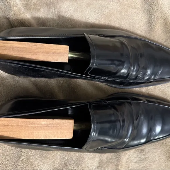 Prada Black Leather Loafers