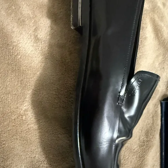 Prada Black Leather Loafers