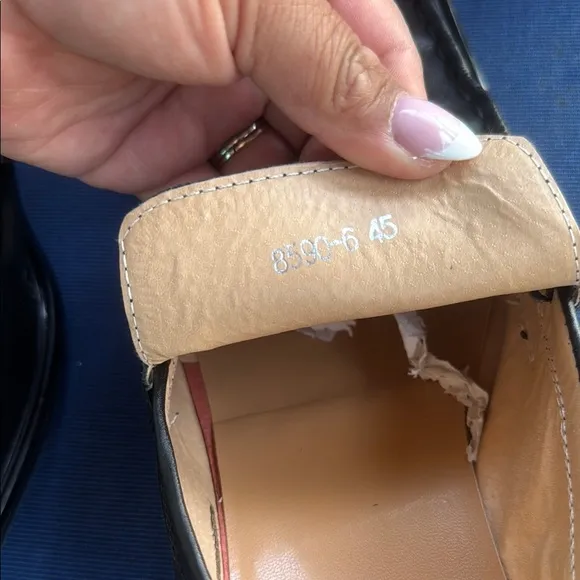 Prada Black Loafers with Decorative Buckles