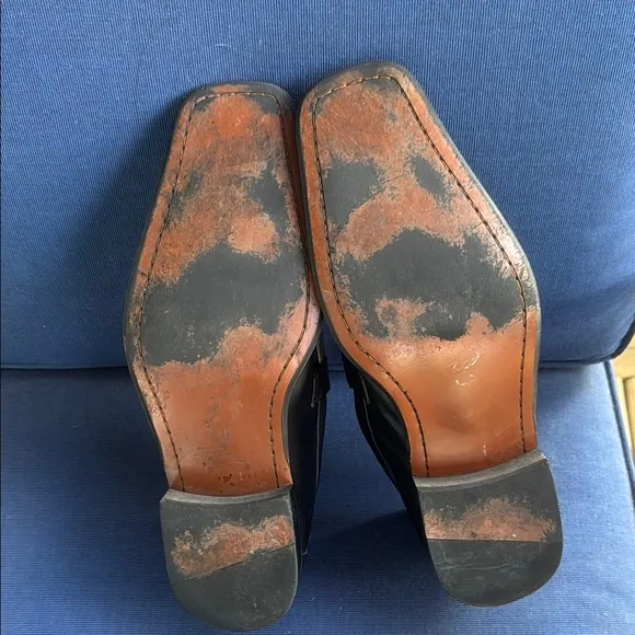 Prada Black Loafers with Decorative Buckles
