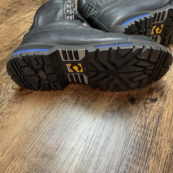 💝PREOWN CHINOOK BOOTS 9  Tarantula Steel Toe Waterproof Black Work Shoes