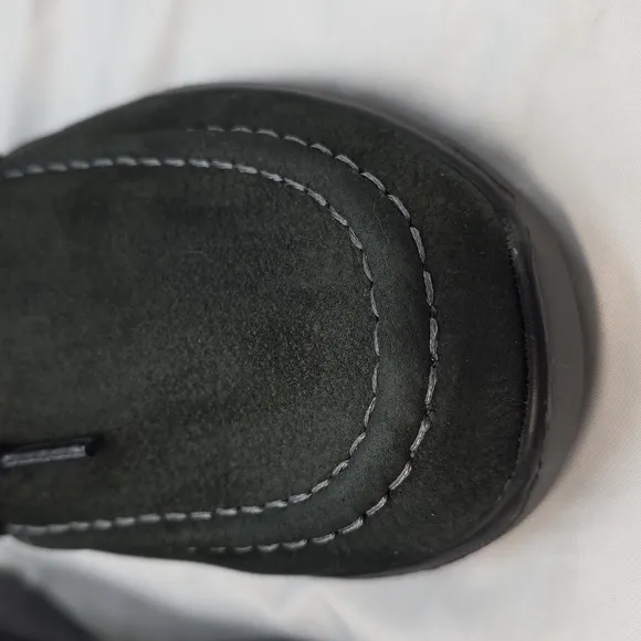 Propet Orson Men 11 Nubuck Loafer  Shoes Black In Nice Pre Owend Condition
