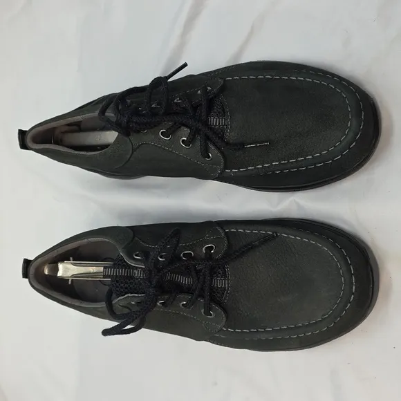 Propet Orson Men 11 Nubuck Loafer  Shoes Black In Nice Pre Owend Condition
