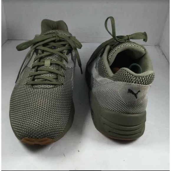 PUMA Men's R698 Knit Mesh v2 Sneakers 360801-04 Green/Grey Size 13