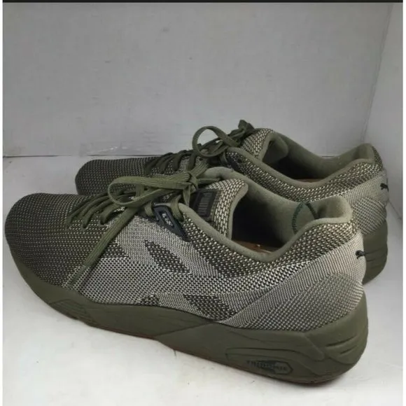 PUMA Men's R698 Knit Mesh v2 Sneakers 360801-04 Green/Grey Size 13
