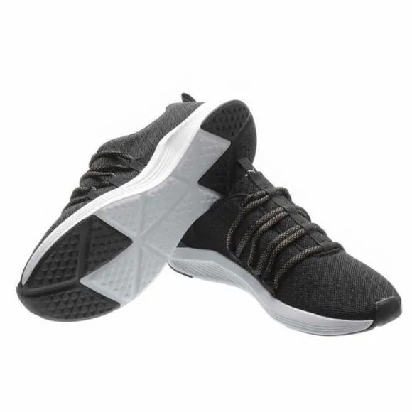 PUMA Ladies' Prowl Knit Sneakers Black 6