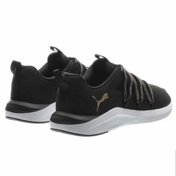 PUMA Ladies' Prowl Knit Sneakers Black 6