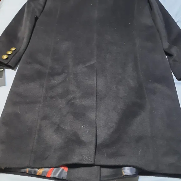 Ralph Lauren black button-up coat