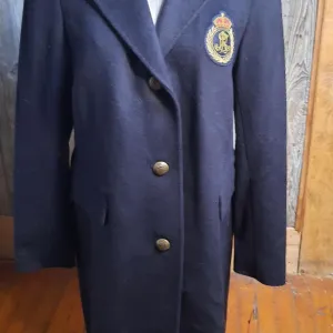 Ralph Lauren black button-up coat