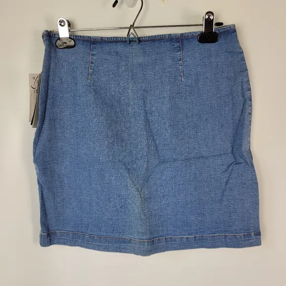 RALPH LAUREN Stretchy Mini Jean Skirt with Lycra Sz 2