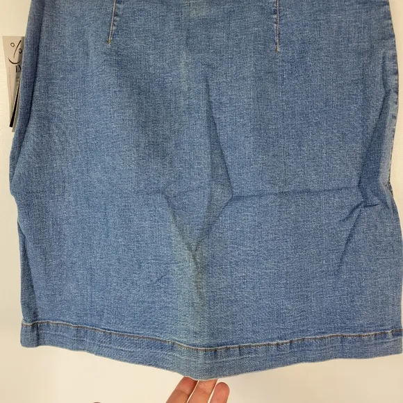 RALPH LAUREN Stretchy Mini Jean Skirt with Lycra Sz 2