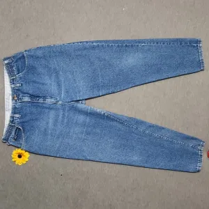 RARE!! Plus-Size Vintage Lee Riders Elastic-Waist High-Rise Baggy &quot;Mom&quot; Jeans