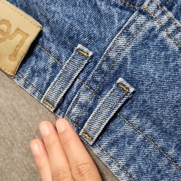 RARE!! Plus-Size Vintage Lee Riders Elastic-Waist High-Rise Baggy &quot;Mom&quot; Jeans