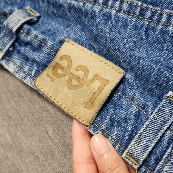 RARE!! Plus-Size Vintage Lee Riders Elastic-Waist High-Rise Baggy &quot;Mom&quot; Jeans