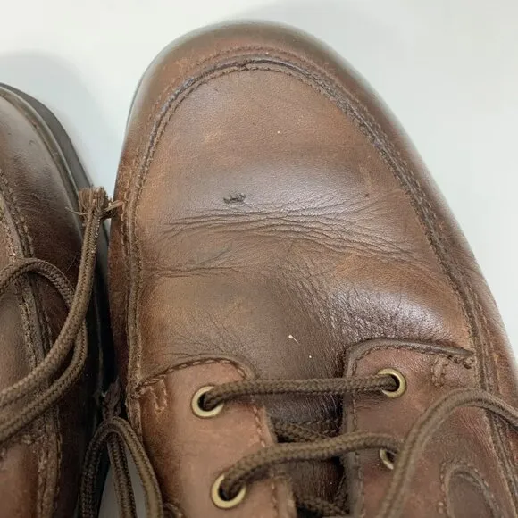 Red Wing Men’s Brown Lace-up Leather Oxford Loafers Size 9.5