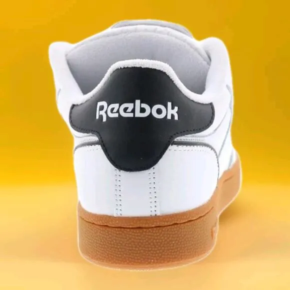 Reebok Club C Bulc Mens Leather Lace Up Lifestyle Sneakers Shoes 9.5 Walking