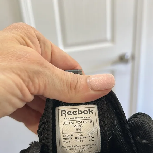 Reebok Fusion Flexweave memory tech composite toe w floatride core safety shoes