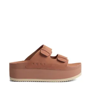 Reef Ojai Gigi Platform Sandals In Cork Pink 8 NIB New In Box NWT
