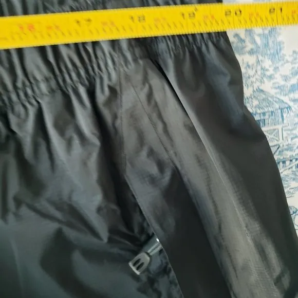 REI Talusphere Waterproof Lightweight Nylon Black Rain Pants