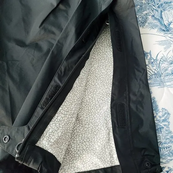 REI Talusphere Waterproof Lightweight Nylon Black Rain Pants