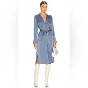 Revolve Equipment Alexis Silk Dress in Flint Stone S