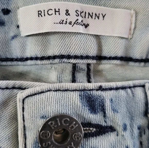 Rich &amp; Skinny Deadbeat Skinny Denim Jeans