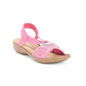 RIEKER Fuchsia Regina Comfort Sandals