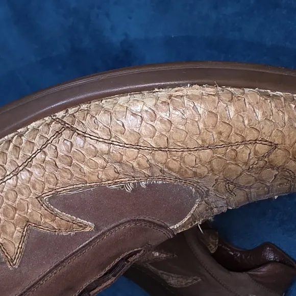 Roberto Cavalli Brown Leather Loafers