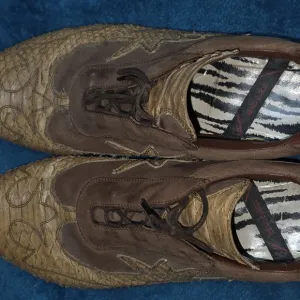 Roberto Cavalli Brown Leather Loafers