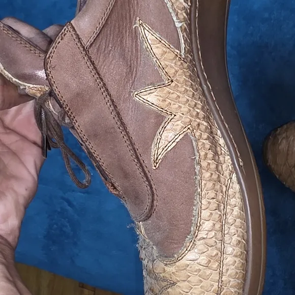 Roberto Cavalli Brown Leather Loafers