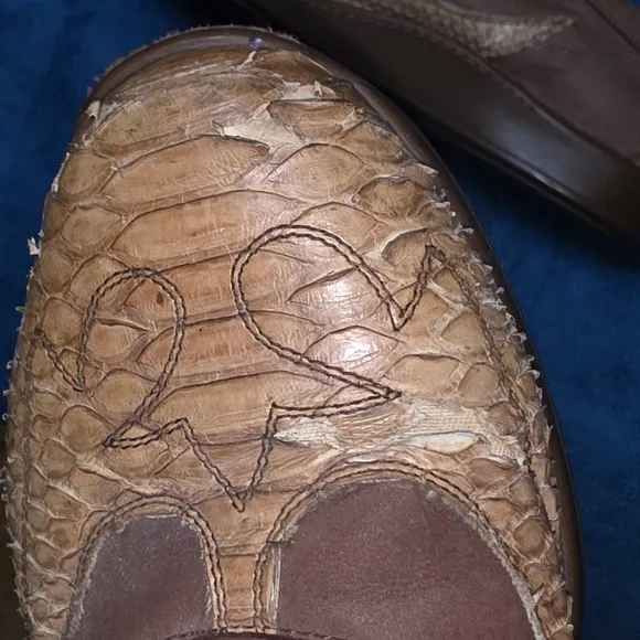 Roberto Cavalli Brown Leather Loafers