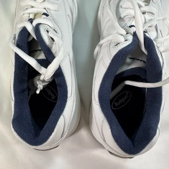 Rockport Karsten Mens Sneakers Size 10.5 White Casual Walking Low Top NIB