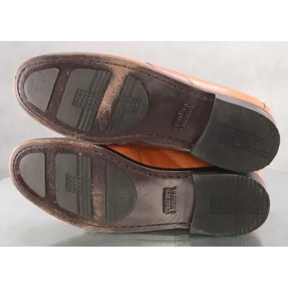 Rockport Men's Kiltie Tassel Loafers Shoes Size 10 Leather Tan 20-3370