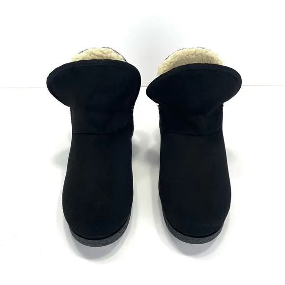 ROCKPORT VEDA TruTECK FAUX FUR LINING SLIPPER BOOT🆕