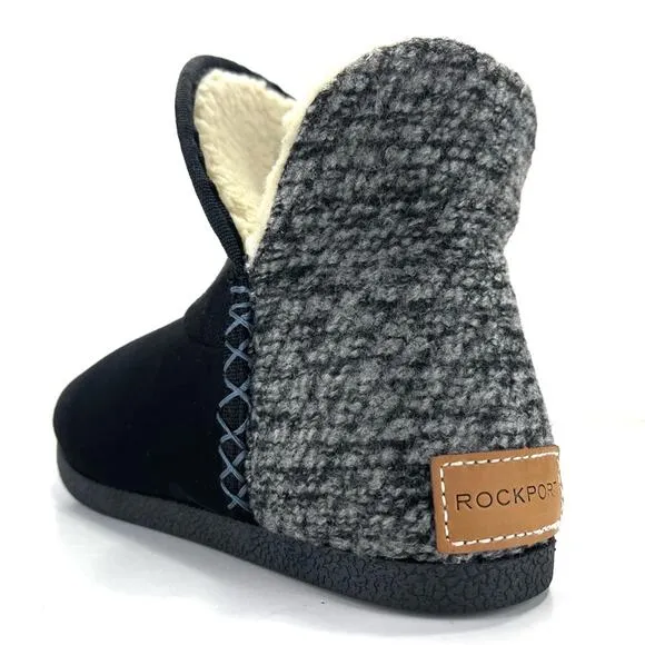 ROCKPORT VEDA TruTECK FAUX FUR LINING SLIPPER BOOT🆕