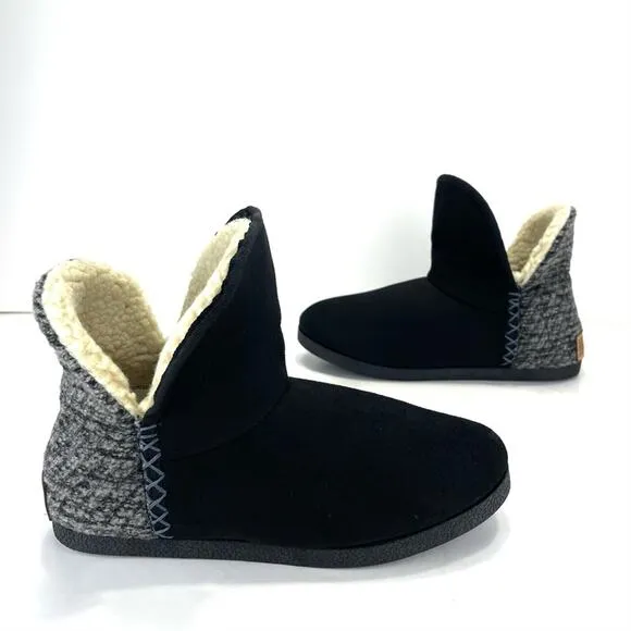 ROCKPORT VEDA TruTECK FAUX FUR LINING SLIPPER BOOT🆕