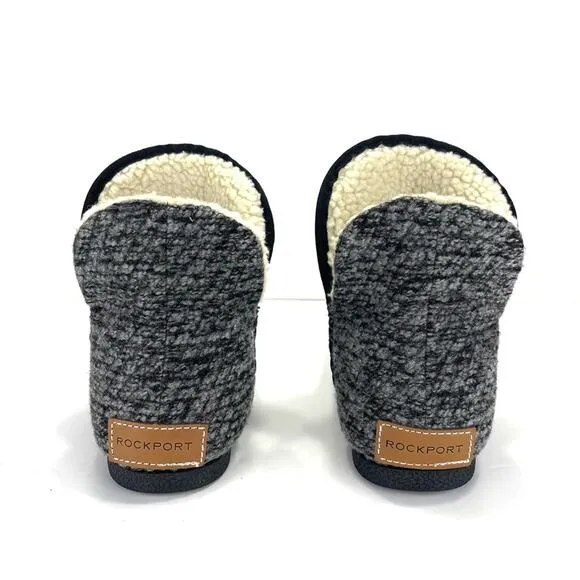 ROCKPORT VEDA TruTECK FAUX FUR LINING SLIPPER BOOT🆕