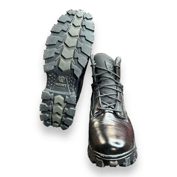 ROCKY ALPHA FORCE BOOT WATERPROOF BLACK MEN'S SIZE 13W P253559