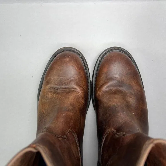 Rocky Men's Size 10W 10&quot; Original Ride Waterproof Steel Toe Western Boots