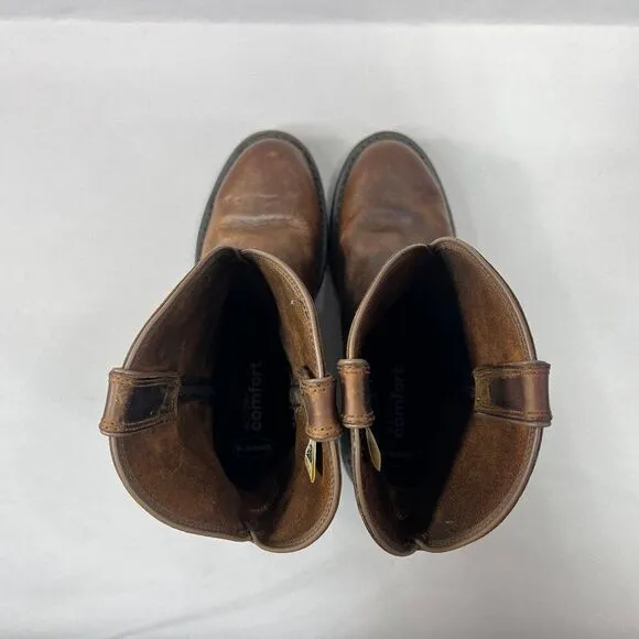 Rocky Men's Size 10W 10&quot; Original Ride Waterproof Steel Toe Western Boots