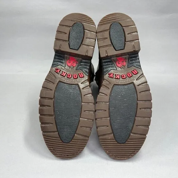 Rocky Men's Size 10W 10&quot; Original Ride Waterproof Steel Toe Western Boots
