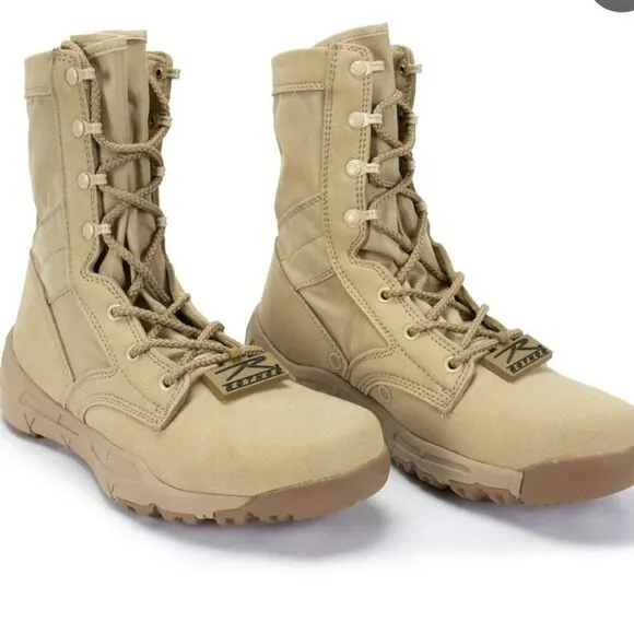 ROTHCO V -MAX LIGHTWEIGHT‎ TACTICAL BOOTS SIZE 6R