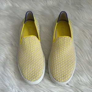 Rothy's &quot;Retired&quot; Sunshine Yellow Honeycomb Slip-On Sneakers Size 7