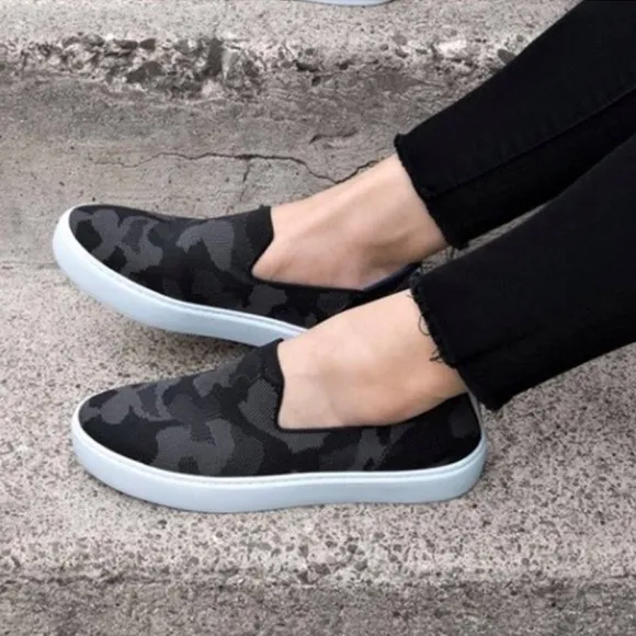 Rothy’s Grey Camo Sneakers Slip On Style ONE INSOLE ONLY