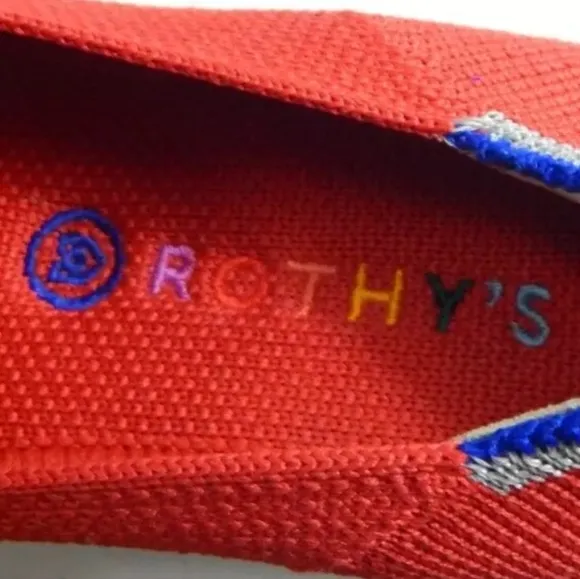 Rothy's Kids Knit Sneaker Lollipop Red