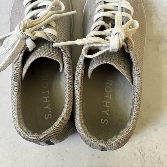 Rothy's Lace Up Knit Sneakers 8.5