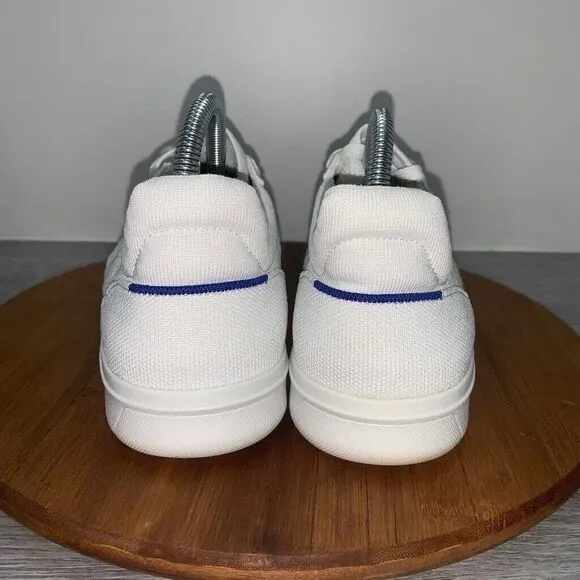 Rothy's Men's Size 9 White The RS01 Sneaker Lake Up Shoes Comfort Knit Athletic