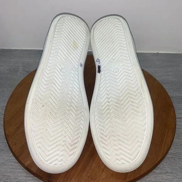 Rothy's Men's Size 9 White The RS01 Sneaker Lake Up Shoes Comfort Knit Athletic
