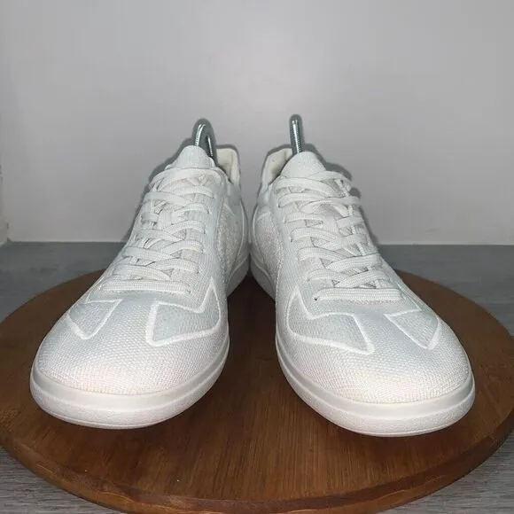 Rothy's Men's Size 9 White The RS01 Sneaker Lake Up Shoes Comfort Knit Athletic